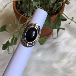 Boho Onyx Ring